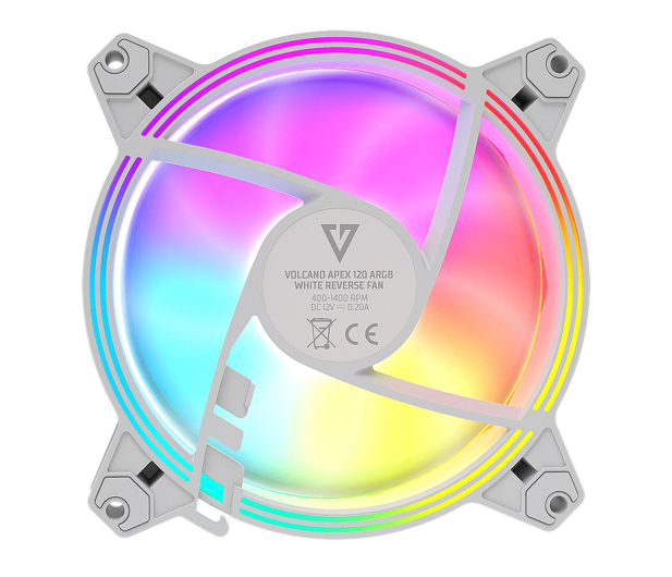 MODECOM Volcano Apex 120 ARGB Reverse White 120mm - 1331900 - zdjęcie 3